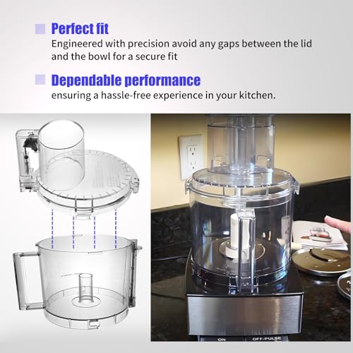 DFP-14NWBCT1 Food Processor Work Bowl Lid for Cuisinart DFP-14 (DLC-005AGTXT1)