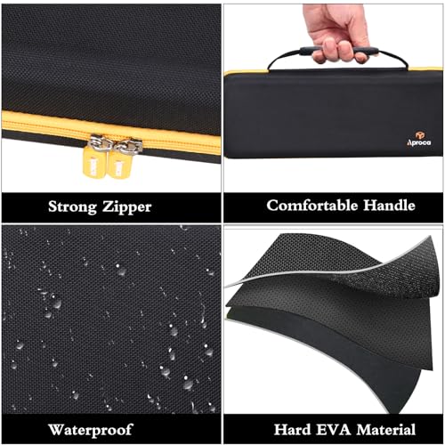 Aproca Portable Hard Storage Case, for DEWALT DCS356B / DCS354B 20V Max XR Oscillating Multi-Tool and Accessories