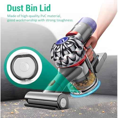 Dust Bin Lid Replacement for Dyson V8 V7 SV11 SV10Vacuum Cleaner,Bottom Accessories Cover Parts,Canister Dirt Cup Lid,Dust Bucket Cover/Dust Box Lid/Dust Collector Lid Attachment