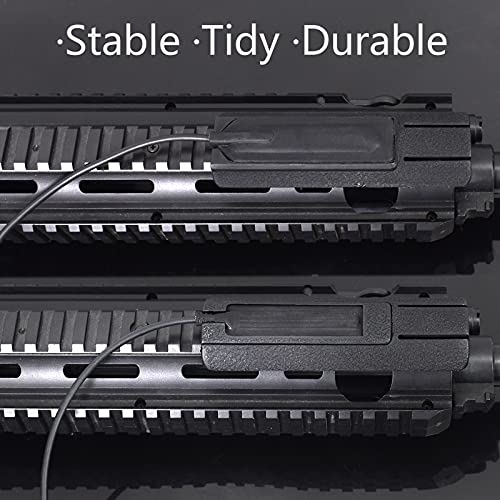 ACTIONUNION Pressure Switch Mount for PEQ 15 and Tactical Flashlight fits 20mm Picatinny Rail (Black, 1 Pack)