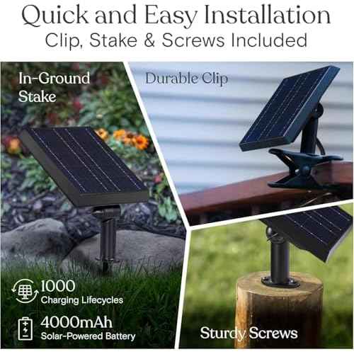 Brightech Ambience Pro Solar Powered Outdoor String Lights -27 ft Commercial Grade Waterproof Edison Patio Lights, Shatterproof LED String Lights for Outside, Porch - 12 Bulbs, 1W Soft White