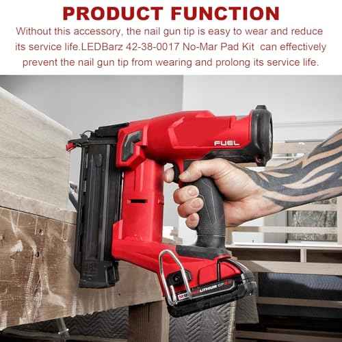 42-38-0017 No-Mar Pad Kit(Set of 15) for Nailer Tip Of M18 2746-00 Nose cushion no mar tip Nailer,Finish Nailer,Nail Gun