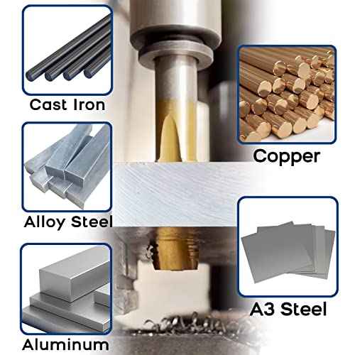 Burkit M10 X 1.25 Spiral Point Tap, HSS Titanium coating Spiral Point Plug Threading Tap M10 x 1.25