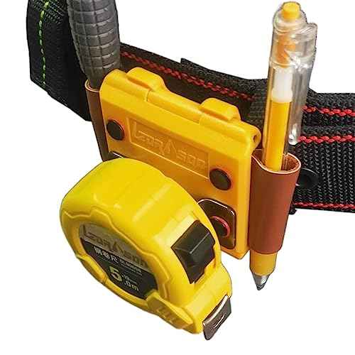 Tape Measure Holder with mini Tool Leather Holder, Tactical Cordless Tool Belt Clip Holder, Holster with Belt Clip Hook