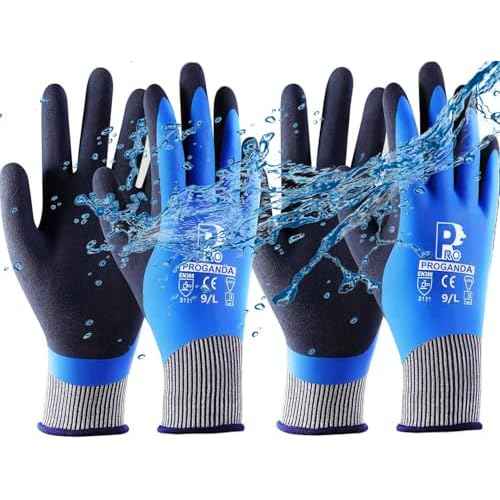 Waterproof Work Gloves Gardening Gloves Superior Grip Coating for Men Women