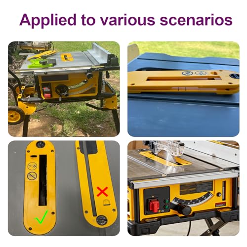 Dado Throat Plate Compatible with DeWalt 10" Portable Table Saw DWE7490 DWE7491 DWE7491RS DWE7492 -Dewalt Table Saw Accessorie