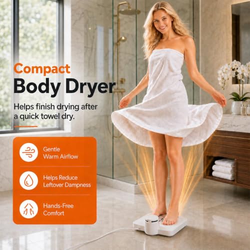 SXPFZY Standard Body & Feet Dryer for After Shower, Compact Warm & Cool Modes