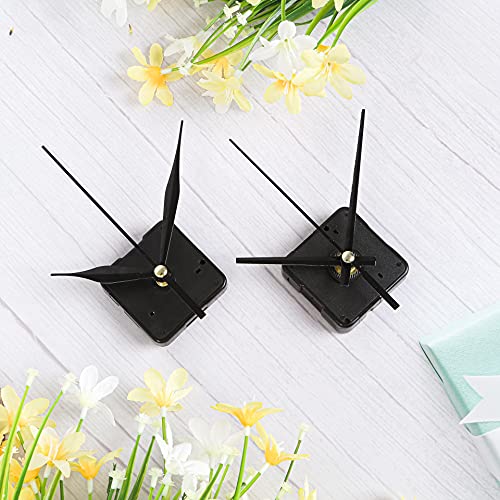 5 Pack Quartz Clock Movements with Hands for DIY Clock Repair and Craft Projects
