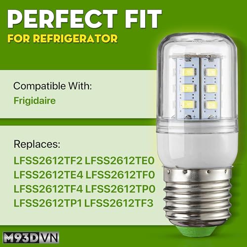 AZH Frigidaire LED Refrigerator Light Bulb 3.5W E27 Replacement 500 Lumen