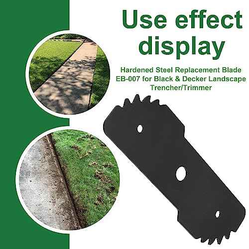 7-1/2-inch Edger Hog Heavy-Duty Edger Replacement Blade EB-007 for Black & Decker Landscape Trencher/Trimmer, Fits Model LE750, LE710, LE760, LE500, EH1000 and Craftsman CMEED400 - Hardened Steel