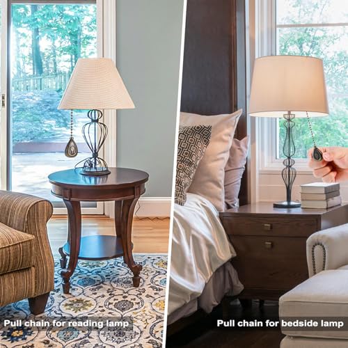 4 Pack Bronze Ceiling Fan Pull Chain Extensions 12 Inch Light & Fan Decor