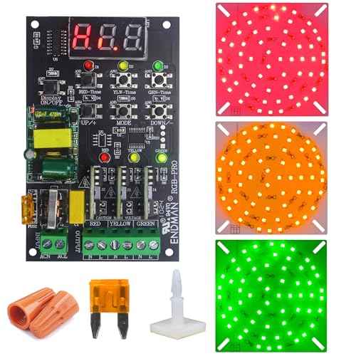 Led Sequencer Kit Traffic Light Controller Sequencer with Led Light 3 Color with 39+ Seq ...