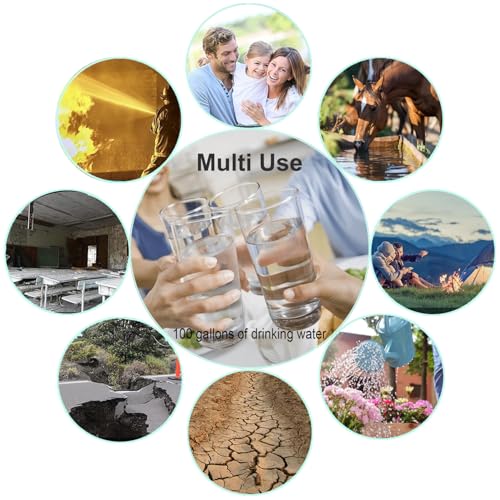 Foldable 100G Water Bladder BPA-Free for Emergency Camping Gardening