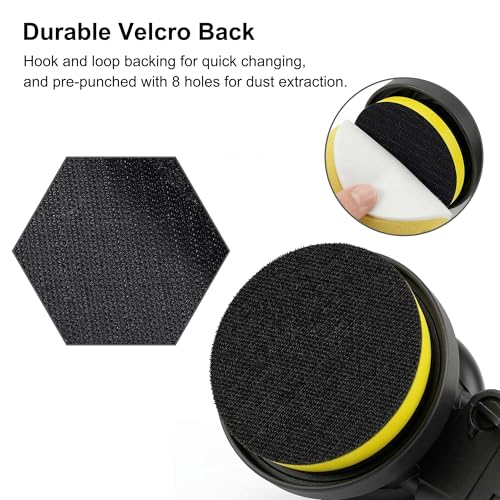 3 inch & 4 Air Sander Kit, Pneumatic Random Orbital DA with Sanding