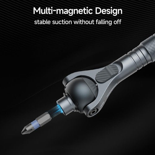 ATuMan 40 in 1 Ratchet Screwdriver Set with Detachable Handle, 180° Ratchet Head, 45-Tooth Mechanism, Magnetic Tool Kit with Case for Computer, Electronics Repair, Ideal for Home, DIY, and Maintenance