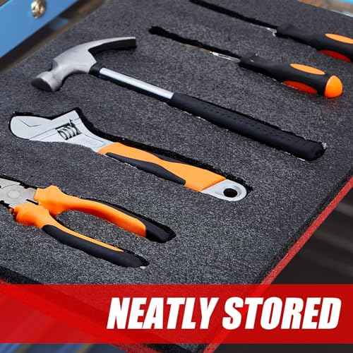 Gisafai 3 Sets 18 x 12 x 1 Inch Tool Box Foam Sets Includes 3 Tool Box Liner 1 Foam Cutter 2 Marker Pens Adjustable Non Slip Organizer Sheet for Toolbox Cabinet Chest Drawer Storage Craft