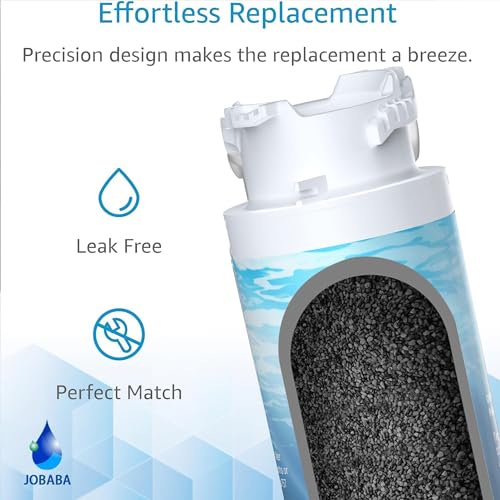 JOBABA Replacement Water Filter for Frigidaire EPTWFU01 3-Pack