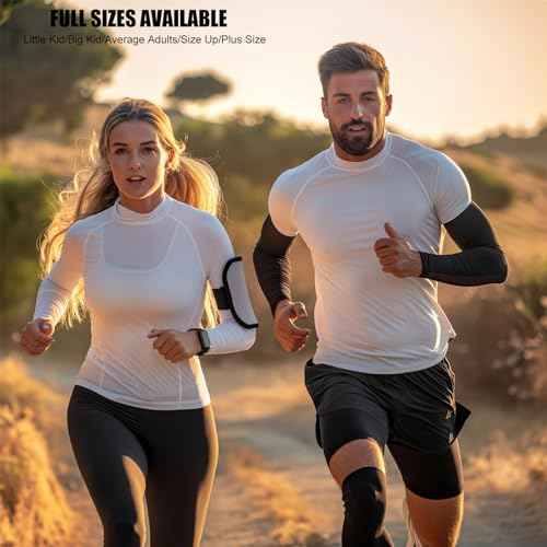 Luwint Kids/Adults UPF50+ Arm Sleeves | UV Cooling Sun Protection, Sports & Outdoor (2/4/6 Pairs) - Lightweight, Breathable