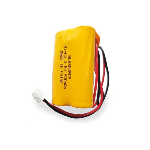 GLESOURCE 3.6V 900mAh Ni-Cd Exit Sign Emergency Light Battery, Replacement for Exitronix 10010037, Max Power B2-0031 MH468886, Unitech LEDR-1 6200RP, Dantona CUSTOM-318 OSA230, Lowes 253799(10 Pack)