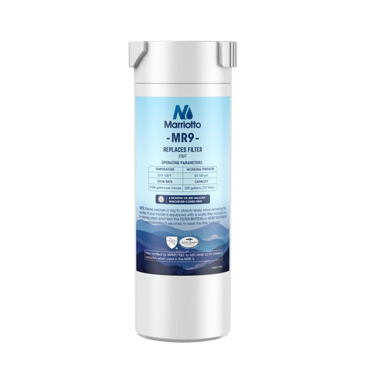 MARRIOTTO Genuine GE XWF Replacement Water Filter - Compatible with GE French-Door Refrigerators - 1 Pack (Not XWFE)