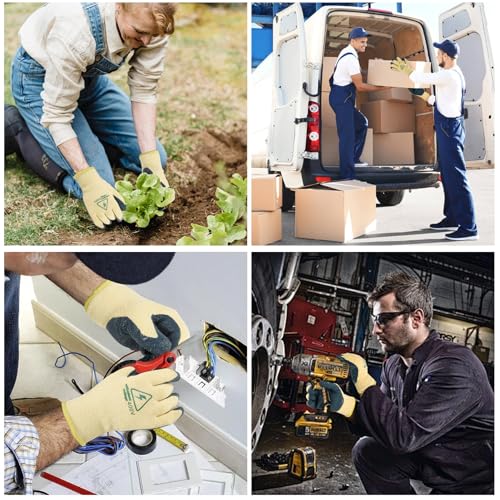 400V Voltage Resistant Gloves Insulated Electrician, Electrical Rubber Non-slip Texture for Prevent Shock