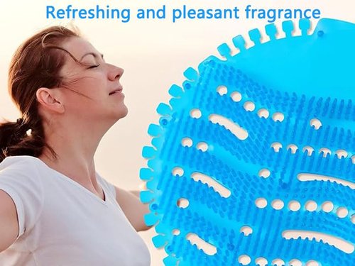 Urinal Screens Deodorizer, Anti-Splash Urinal Screens Cakes for Toilets in Bathroom Office Stadiums Schools Hotels（30Packs Orange）