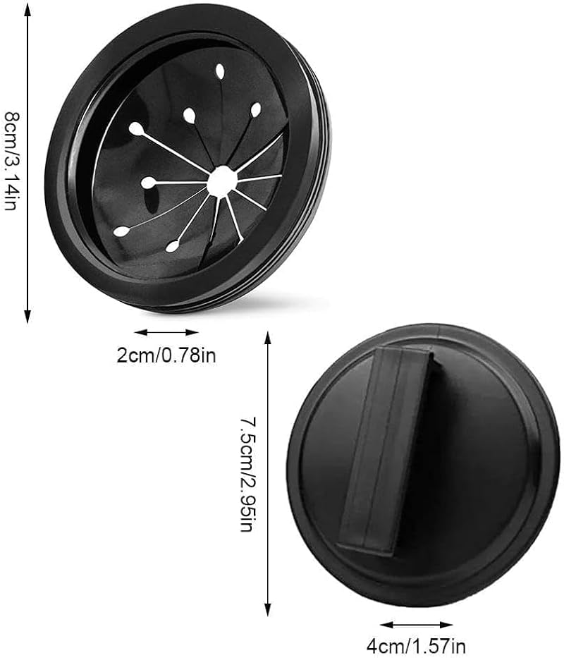 Universal 3-Inch Sink Garbage Disposal Splash Guard – Rubber Baffle Cover