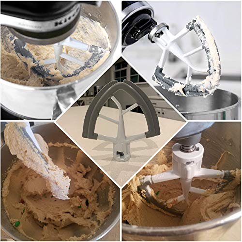 Flex Edge Beater for KitchenAid Tilt-Head 4.5-5 Quart White – Reikame