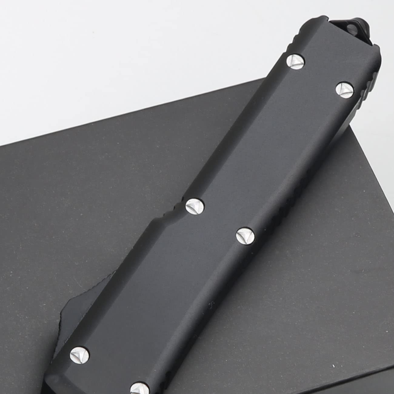 Outdoor Hunting Knife, Tactical Pocket Knife, Black Aluminum Alloy Handle 6063, Outdoor Camping Survival Knife