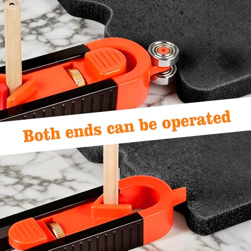 Contour Scribe Tool with 2 Pencils – Adjustable Profile Gauge for Carpentry, Tiling & DIY