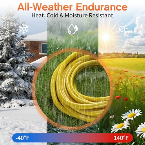 Deeklify 2 FT Heavy Duty 12 Gauge Outdoor Extension Cord with Multiple Outlets