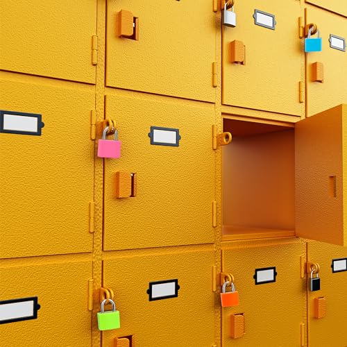 8 Pcs Suitcase Locks with Copper Keys Protect Your Belongings with Febwind's Set of 8 Mini Padlocks Multicolor Durable Locks for Suitcases Backpacks Boxes Cabinet and Laptop Bags