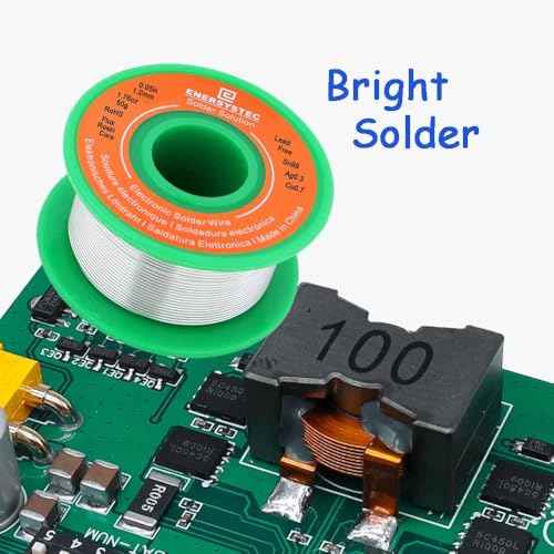 Lead Free Electronics Soldering Wire 1.2mm 50g, Rosin Flux Core Electrical Solder Wire Sn99 Ag0.3 Cu0.7 Electric Soldering Alloy Solder No Clean 0.05 Electronic Soldering