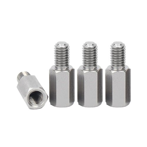 Kado Wall Mount Spacer Adapter Set for Desktop/Portable Monitor, 4pcs M4x10mm Hex Stainless Steel Standoff Spacer Screw Nut Bolt Motherboard Prototyping Accessories for PCB, Computer & Circuit Board