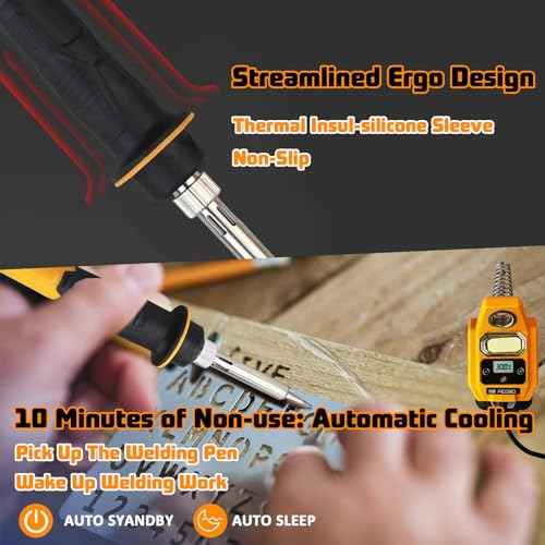 FrogBro Battery Soldering Iron Station for Dewalt 20V Max, Adjustable Temperature 212-932¢µ, Portable Cordless Soldering Iron with 6 Tips & Digital Display for DIY Repair(Battery Not Included)