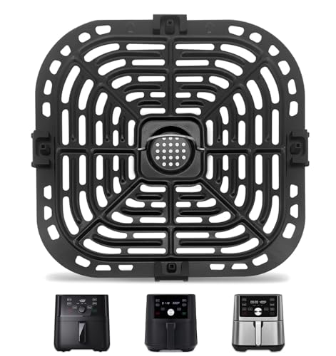 Air Fryer Replacement Grill Plate 9.1x9.5in for Instant Pot Vortex 6QT + Gourmia GAF735 6qt, DW Safe