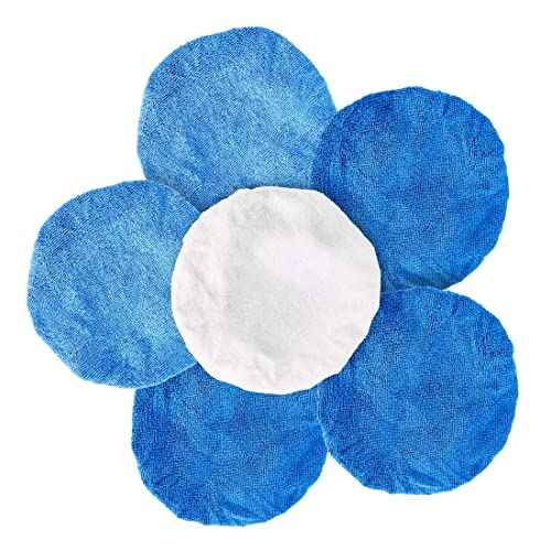 UTSAUTO 6pcs Car Polisher Pads - 9-10 Inch Microfiber Polishing Bonnet Pads Kit