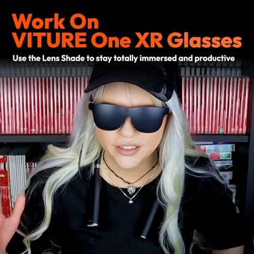 VITURE Pro/One/One Lite XR Glasses Lens Shade, Block Out All Ambient Light, Easy to Attach