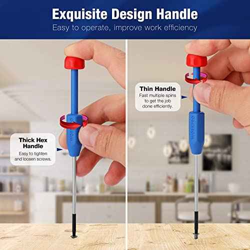 WORKPRO 12 in 1 Torx Screwdriver Set with T3 T4 T5 T6 T8 T10 Security Torx Bit & Precision Magnetic Screwdrivers, Tweezers,Pry Bars, Spudger for Eyeglass, Watch, Computer, Phone, with Case