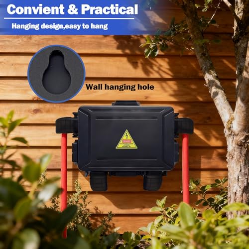 Small Outdoor Electrical Box IP54 Waterproof Extension Cord Cover - 1 Pack