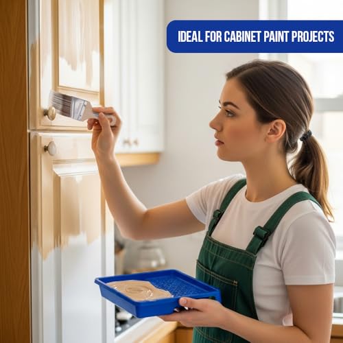 Pro Grade 5-Piece Paint Brush Set for Walls, Trim & Stain - Professional Quality