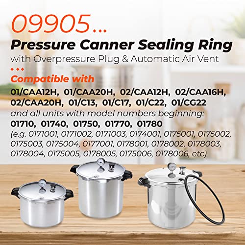 ANTOBLE 09905 Pressure Canner Sealing Ring for Presto 22 Quart, 1 Pack
