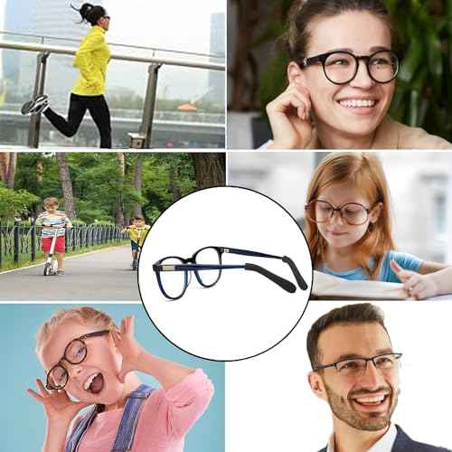 Glasses Ear Cushion, Eyeglasses Temple Tips Sleeve Protectors, Eyeglass Ears Behind Guards Ends Arm Covers