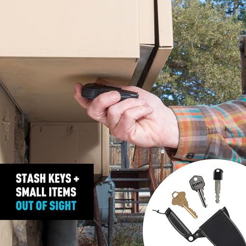 Nite Ize Hideout Large Waterproof Magnetic Key Box - Secure Outdoor Key Hider