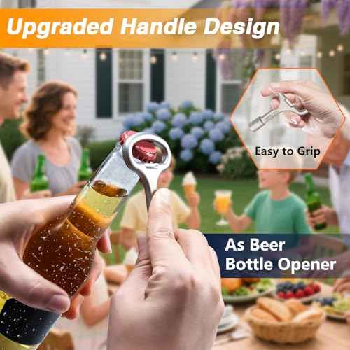 Upgraded Stainless Steel 5/16'' Square Hydrant Key, Sillcock Water Key, Shut Off tool for Wall Hydrant Water Spigot and Outdoor Hose Faucet Valve, Replace# 80132