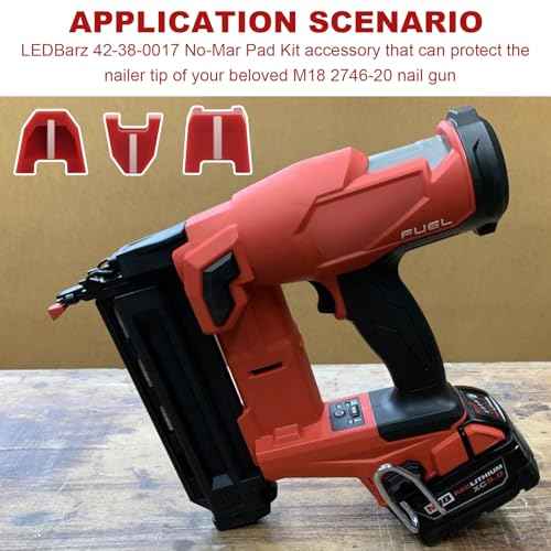 42-38-0017 No-Mar Pad Kit(Set of 15) for Nailer Tip Of M18 2746-00 Nose cushion no mar tip Nailer,Finish Nailer,Nail Gun