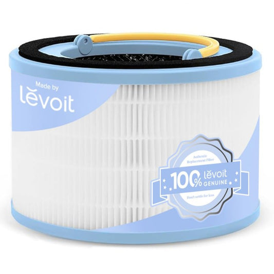 Levoit Sprout Air Purifier Genuine Replacement Filter, AHAM VERIFIDE, 3-Stage HEPA Filter, High-Efficiency Activated Carbon, 1 Pack, White