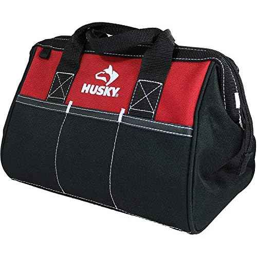 Husky 12 Inch Contractor¡¯s Multi-Purpose Water-Resistant Tool Bag