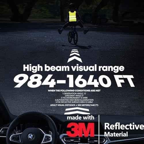 SIFE Kids Safety Vest for Children 3-12Y,w/3M Compatible Tech,6 Colors - Mesh & Knit