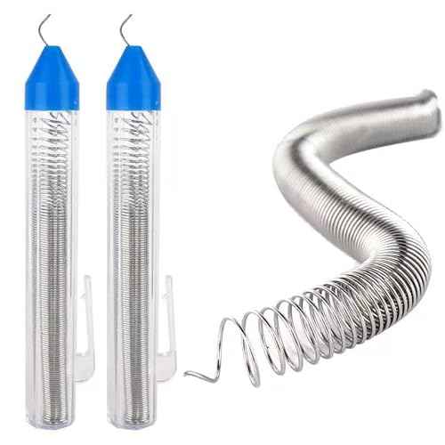 2Pcs 60/40 Solder Wire,0.8mm/0.032" Dia Diameter Rosin Core Solder for Electrical Soldering, Circuit boards, DIY, Welding Work, Repair(Net 17g)